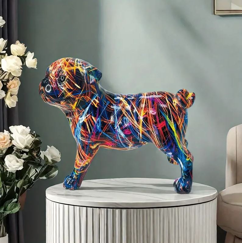 Electrify Your Space: The Pug Statue That's Shocking the Art World