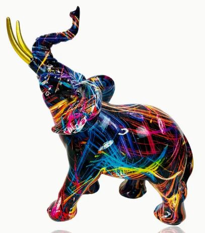 Electric Majesty: The Neon Elephant That Sparks Conversation