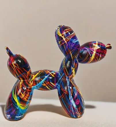 Rainbow Pop Pup – The Fun Balloon Dog Statue That Never Deflates!