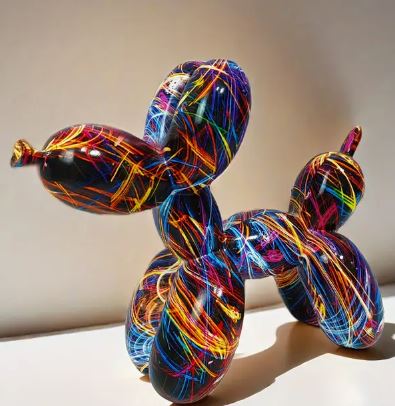 Rainbow Pop Pup – The Fun Balloon Dog Statue That Never Deflates!