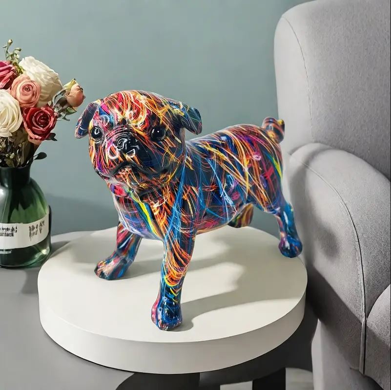 Electrify Your Space: The Bulldog Statue That's Shocking the Art World